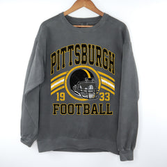 Pittsburgh Sweatshirt For Him, Vintage Pittsburgh Football Gift, Retro Pittsburgh Football Sweater, Pittsburgh Football Crewneck For Women