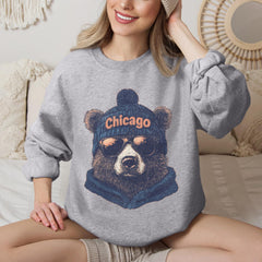 Vintage Chicago Football Sweatshirt, Trendy Fan Gifts, Game Day Apparel, Team Crewneck, Chicago Bears Fan Gear