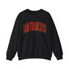 Women's San Francisco Football Crewneck, San Francisco Retro Football Sweatshirt, San Francisco Football Gift, San Francisco Sweater