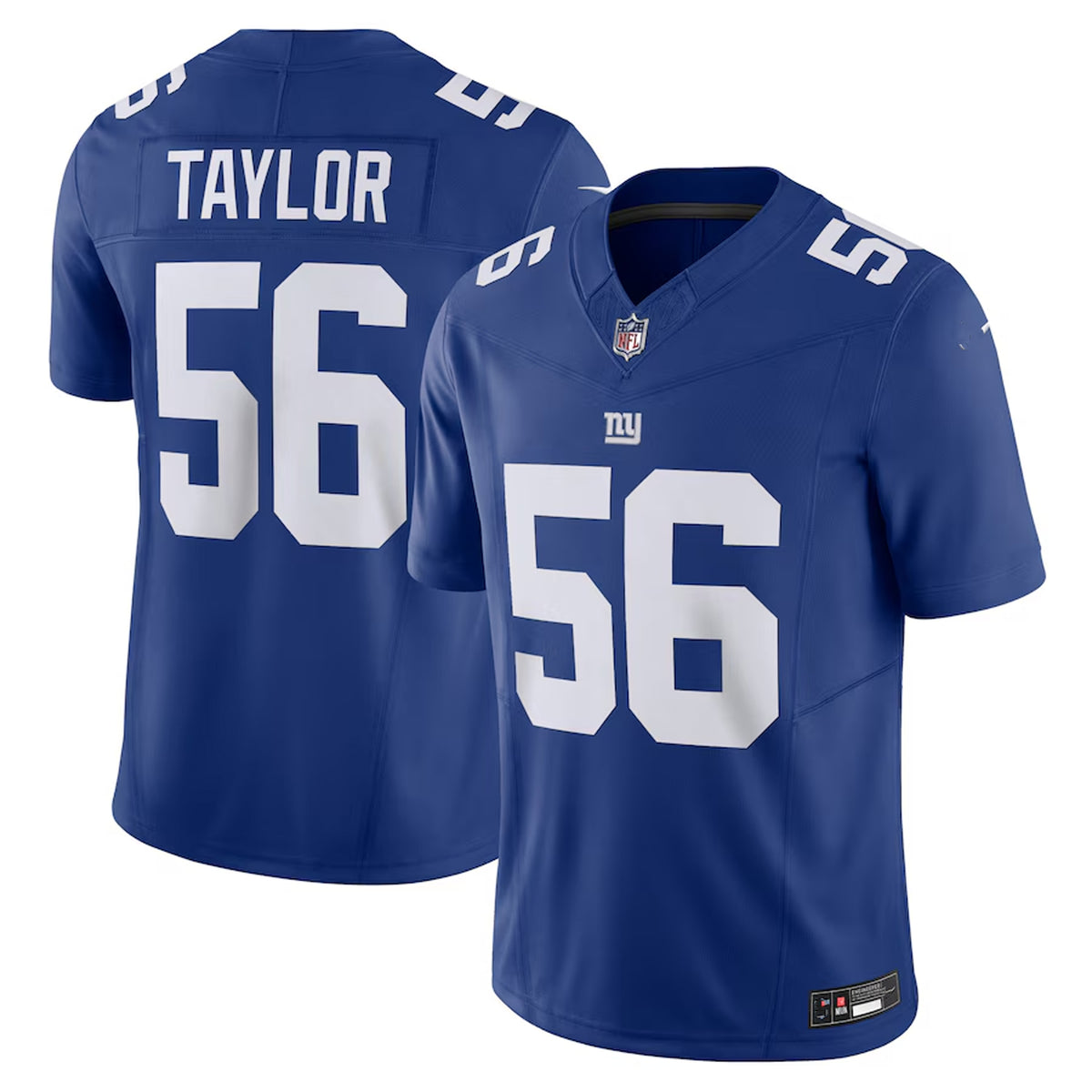 New York Giants Lawrence Taylor #56 Blue NFL Football Legacy Jersey