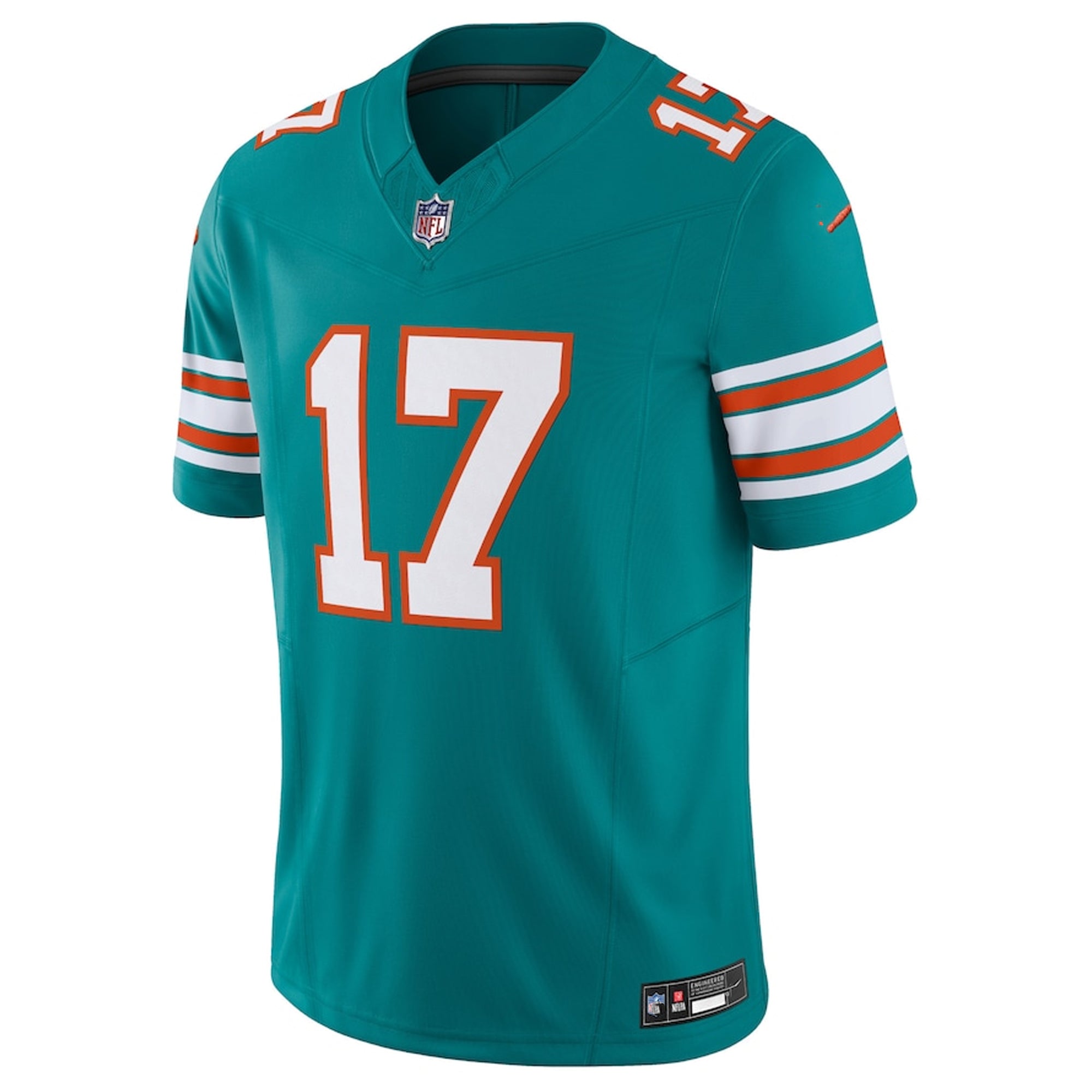 Miami Dolphins Aqua #17 Waddle Men’s Football Jersey Game Day Fan