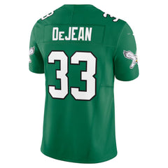 Philadelphia Eagles #33 DeJean Midnight Green Game Day Football Jersey