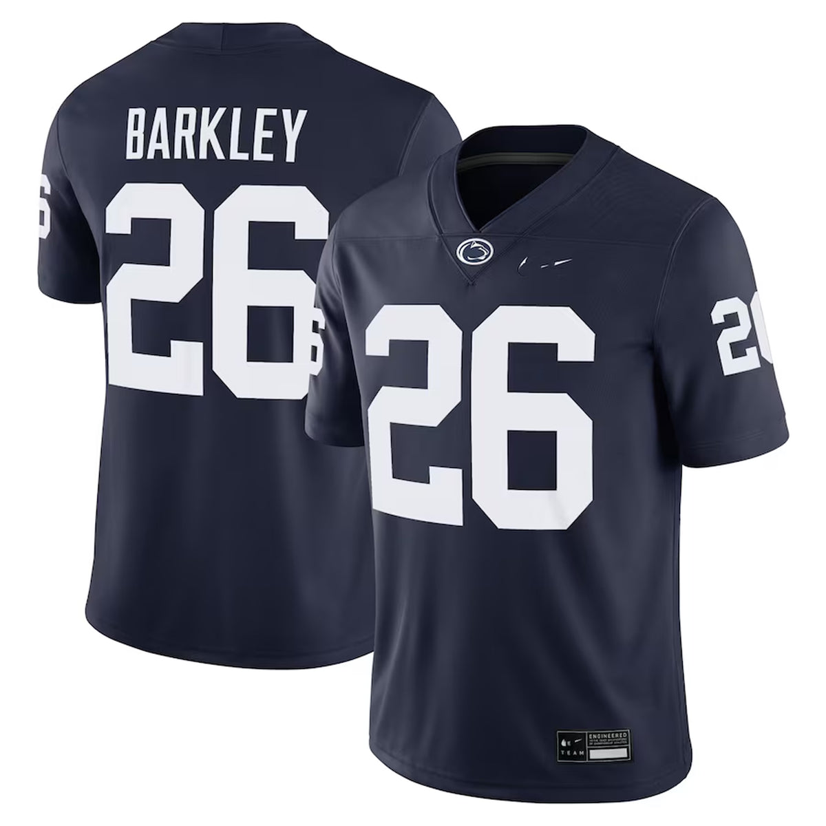 Penn State Nittany Lions Barkley #26 Football Jersey 2025 Navy Alumni