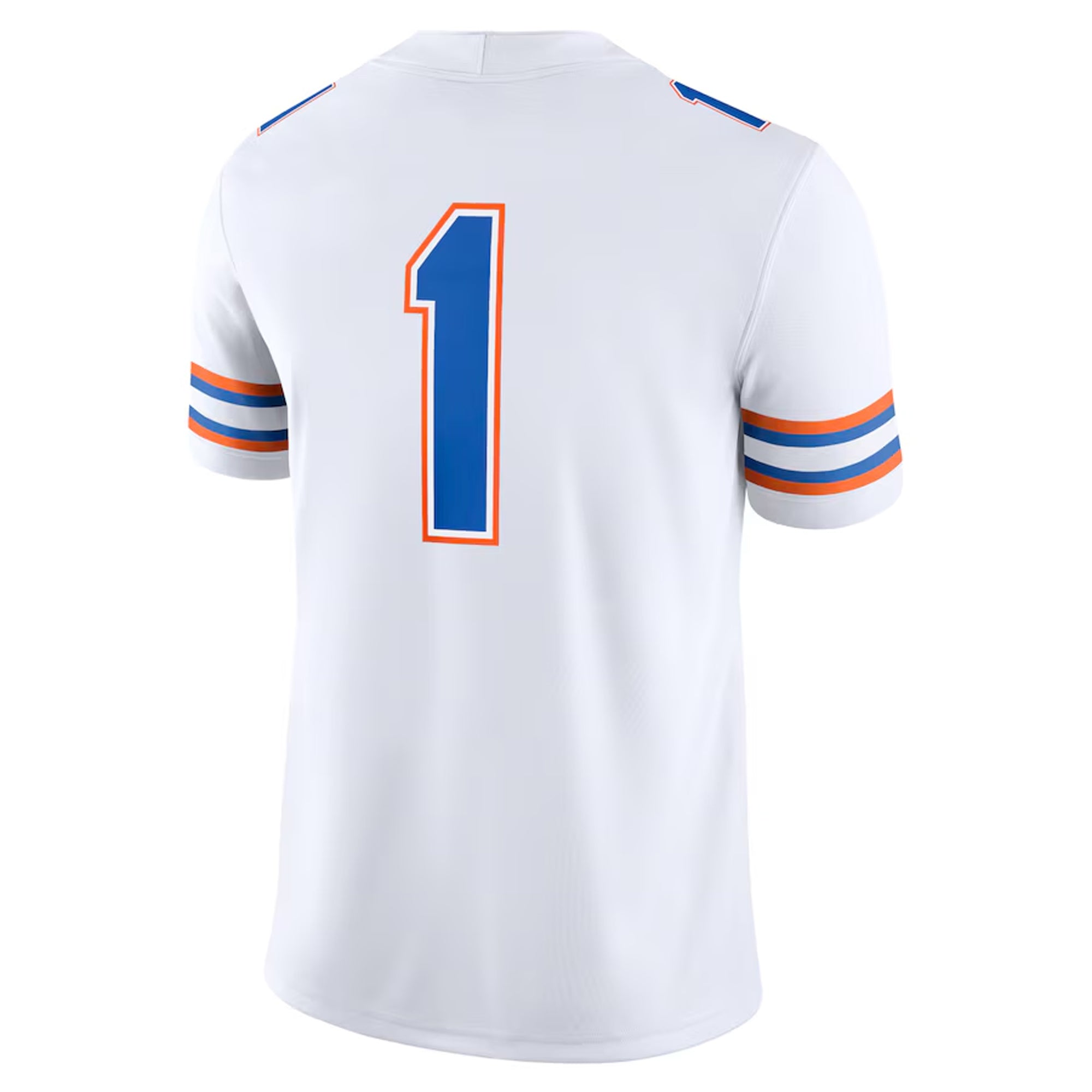 Florida Gators Football Jersey #1 White Clean Look Game Day Shirt