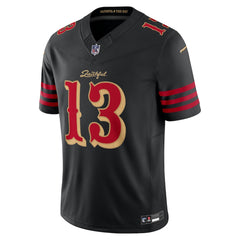 San Francisco 49ers #13 Brock Purdy Black Alternate Football Jersey – Men’s Game Day Fan Gear Top