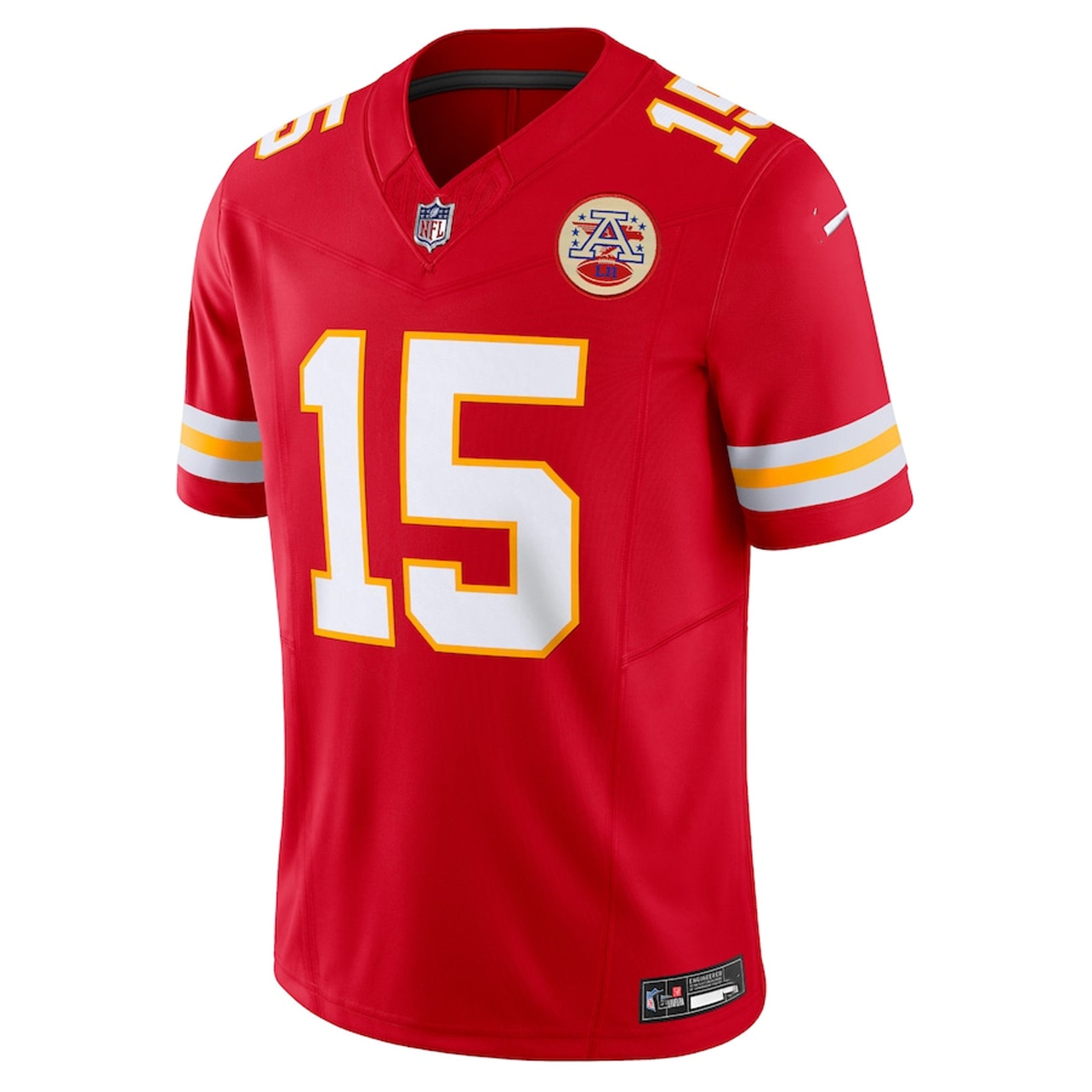 Patrick Mahomes #15 Kansas City Chiefs Red Football Jersey – Men’s Game Day Fan Gear