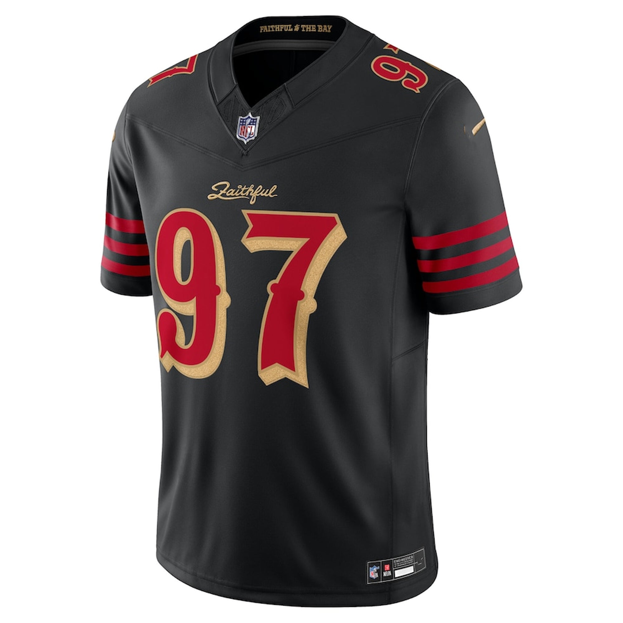 San Francisco 49ers Nick Bosa #97 Black Alternate Football Jersey – Men’s Game Day Fan Gear 2025