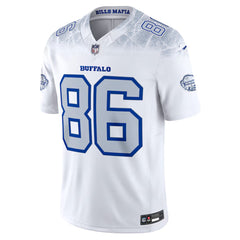 Buffalo Bills White #86 Kincaid Men’s Football Jersey Game Day Fan