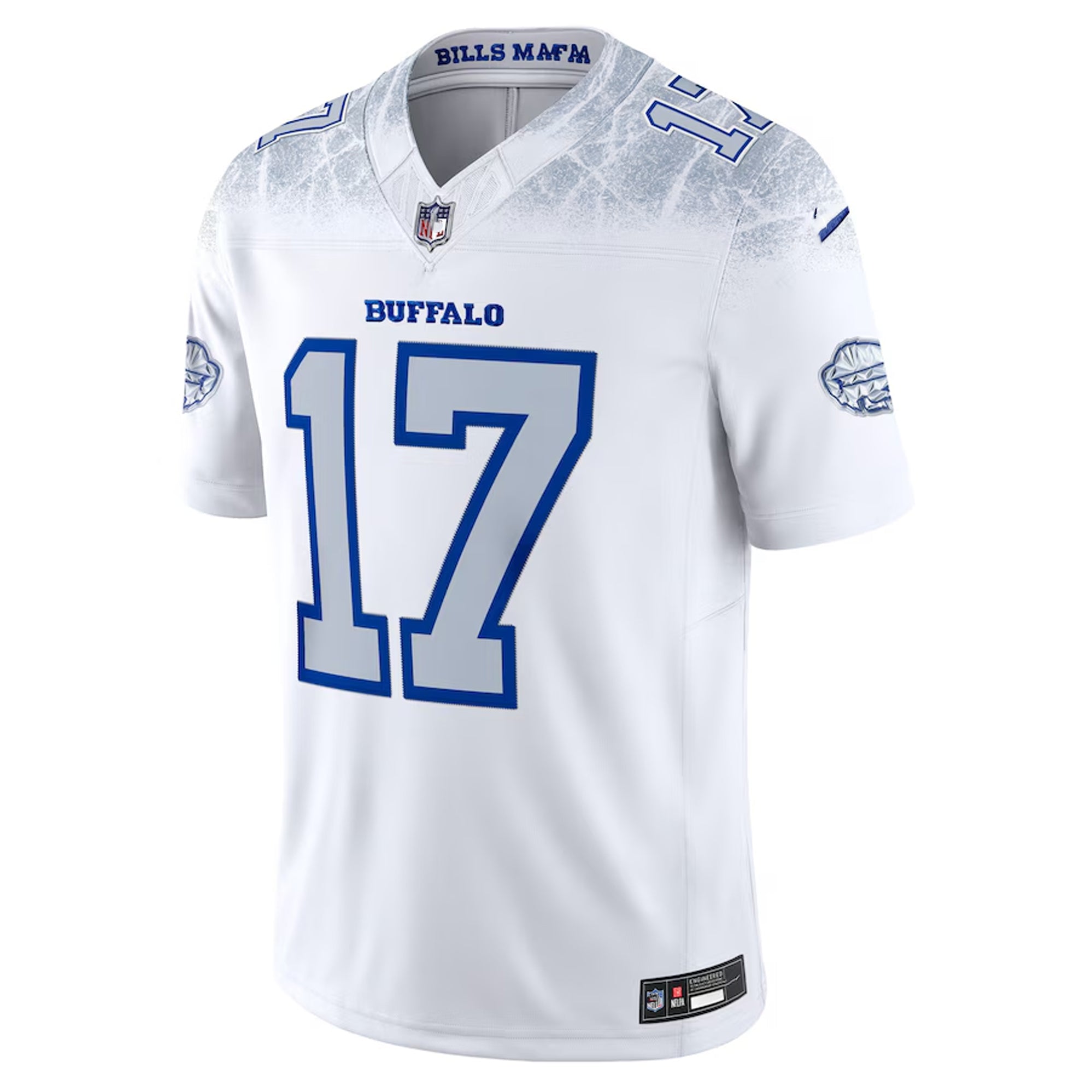 Buffalo Bills Allen 17 White Football Jersey Men’s Game Day Fan Top