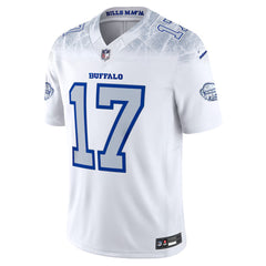 Buffalo Bills Allen 17 White Football Jersey Men’s Game Day Fan Top