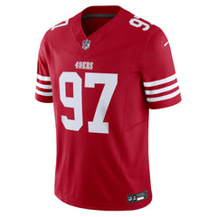 San Francisco 49ers Nick Bosa #97 Red Game Day Football Jersey