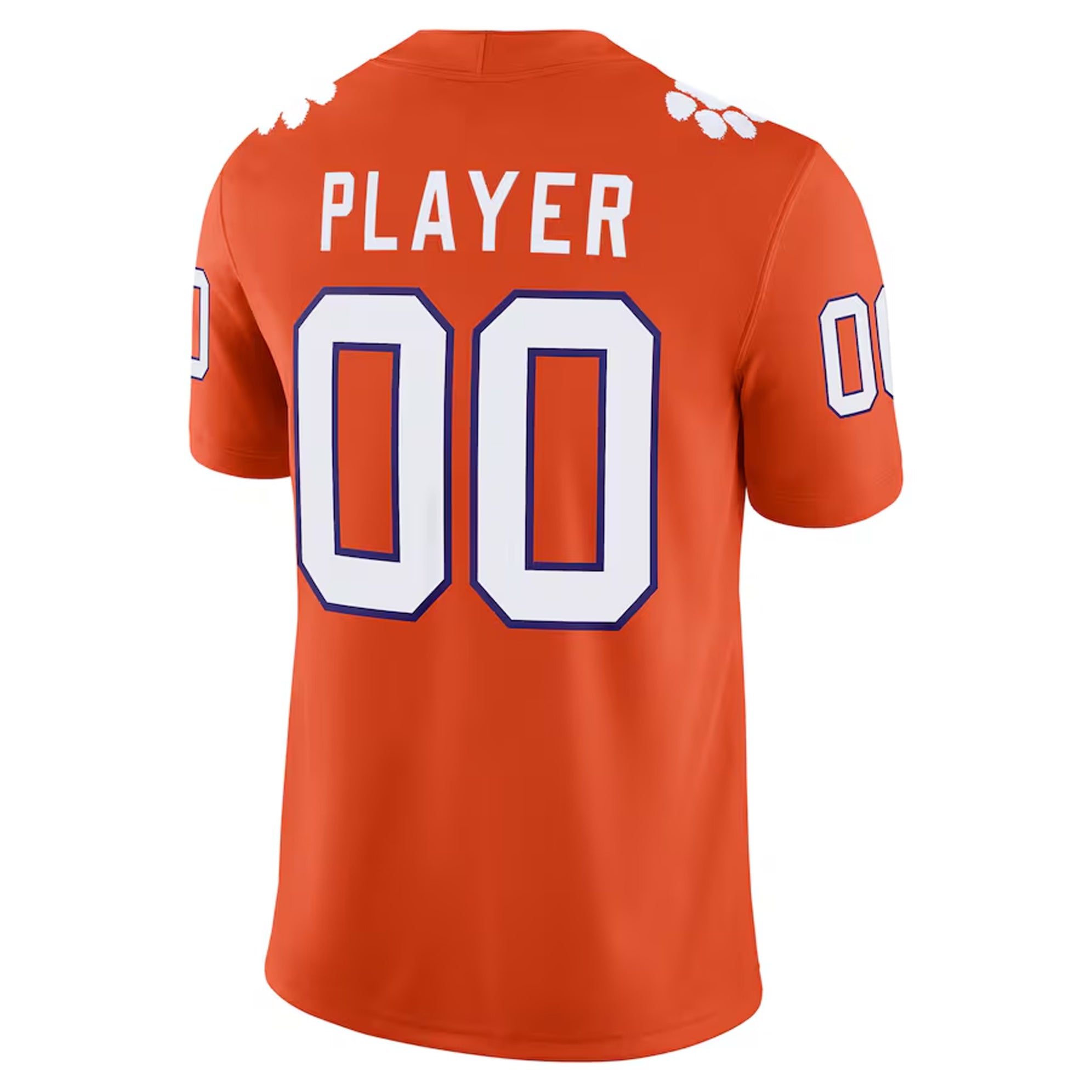 Clemson Tigers Football Jersey Orange Custom Player 00 Fan Shirt