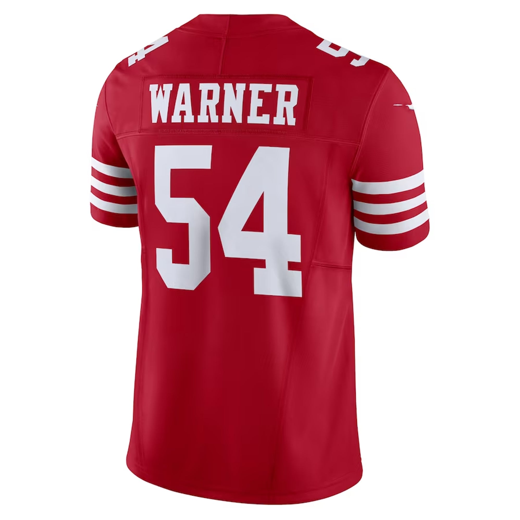 San Francisco 49ers Fred Warner #54 Red Football Jersey – Men’s Game Day Fan Gear 2025