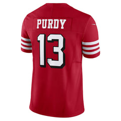 San Francisco 49ers Brock Purdy #13 Red Football Jersey – Men’s Game Day Shirt