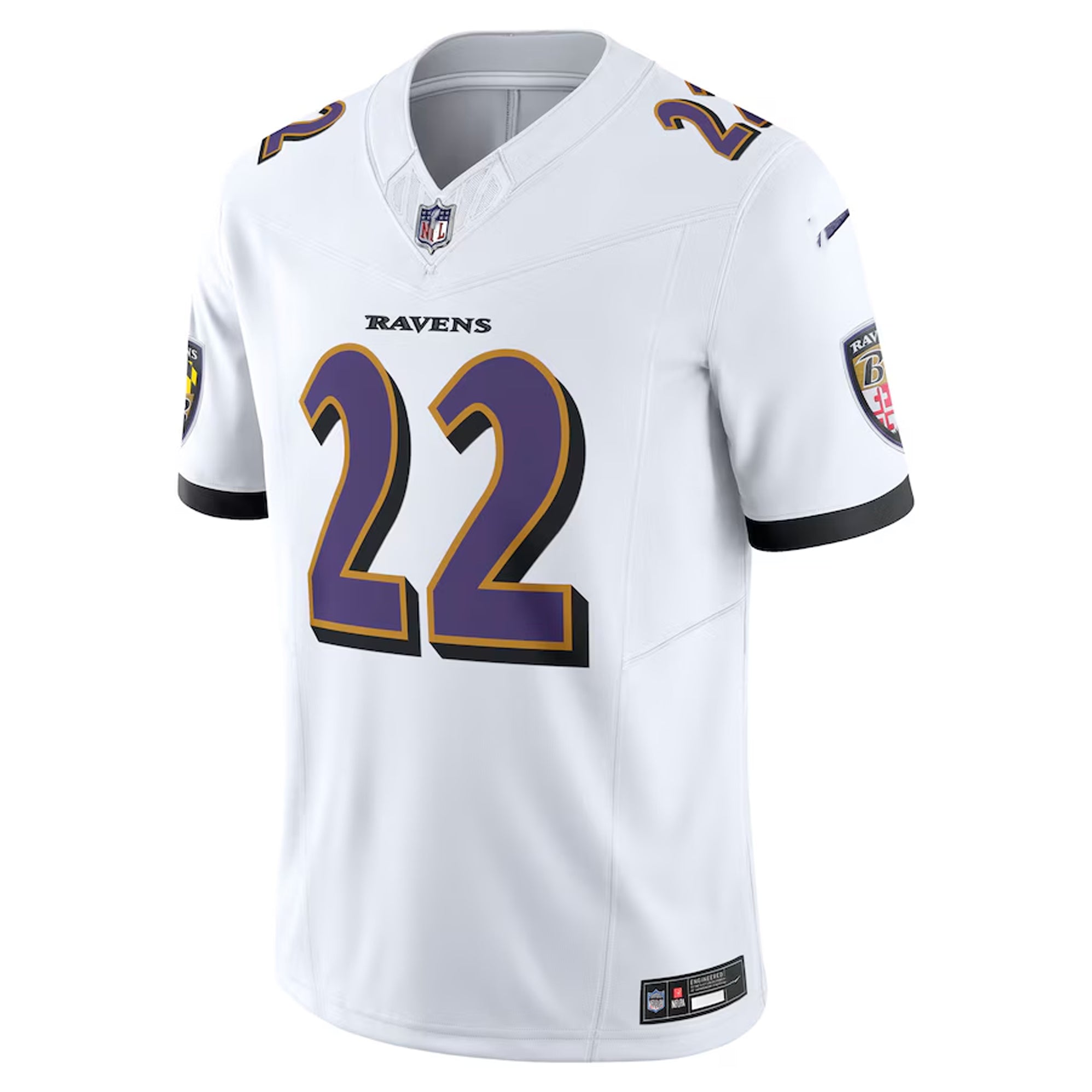 Baltimore Ravens #22 Henry White Game Day Football Jersey – Men’s Fan Gear