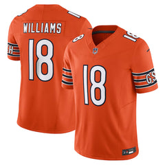 Chicago Bears Caleb Williams #18 Orange NFL Football Jersey Fan Gear