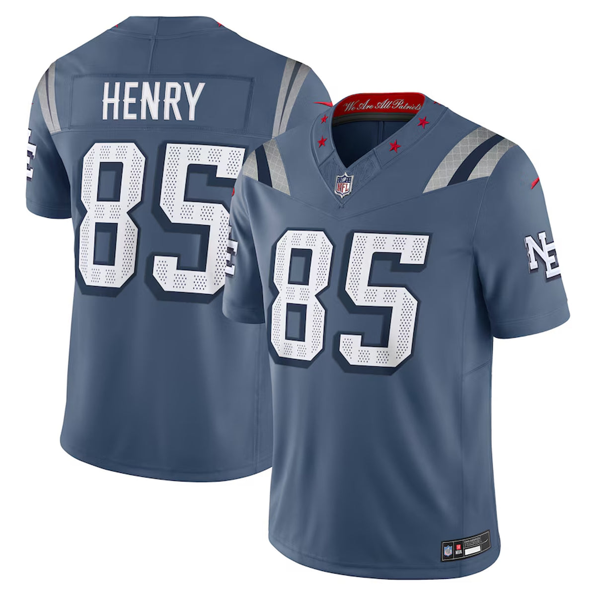 New England Patriots Hunter Henry #85 Alternate Blue NFL Football Jersey