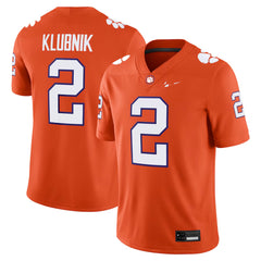 Clemson Tigers Football Jersey Orange Cade Klubnik 2 Fan Shirt