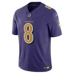 Baltimore Ravens Lamar Jackson #8 Men’s Purple Game Jersey – 2025 NFL