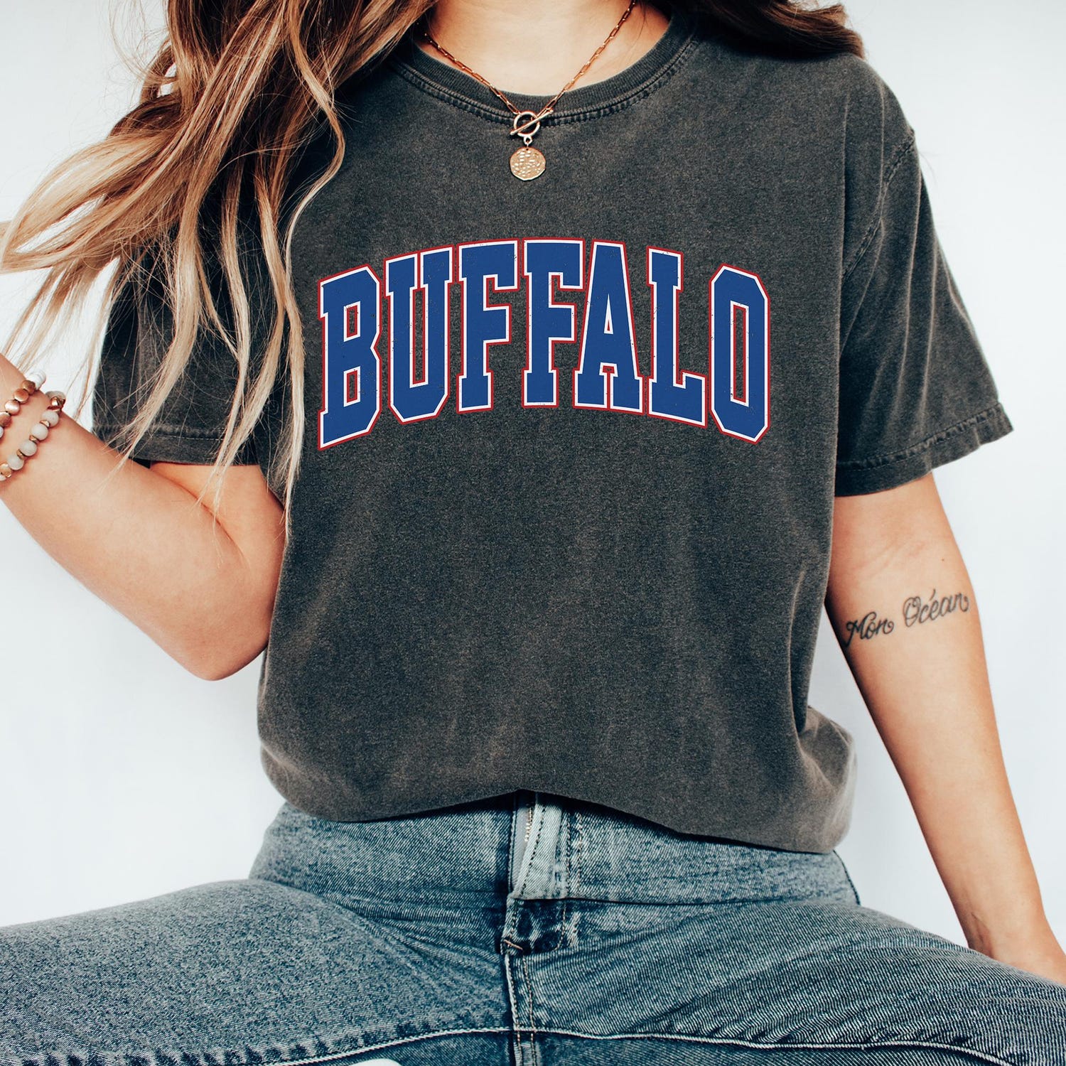 Buffalo Football Women's Gift, Buffalo Football Retro T-Shirt For Him, Buffalo Football Tee For Women, Buffalo Football Vintage Men's Shirt