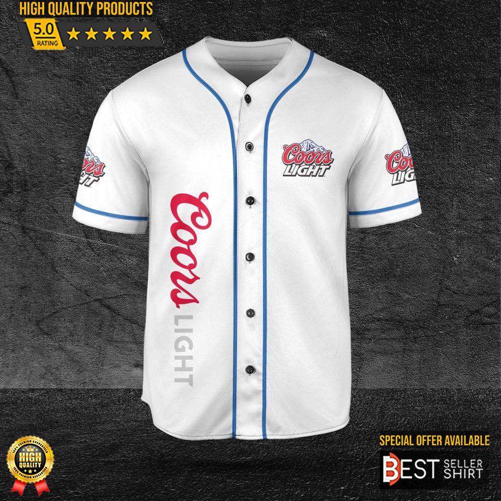 Coors Light Beer Logos Baseball Jersey Shirt Beer Lovers Coors Light Gift - Best Seller Shirts Design In Usa - Shirt King