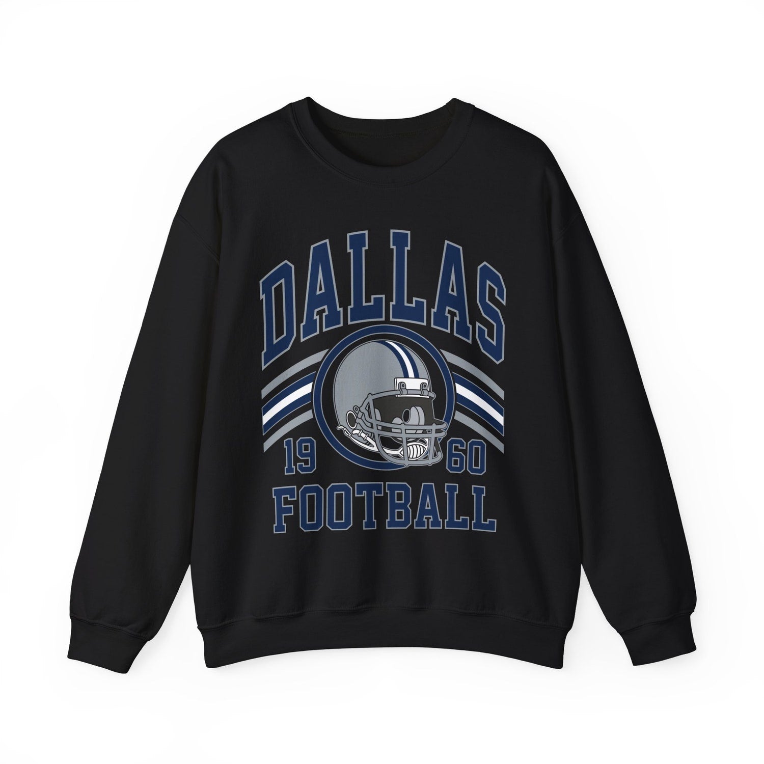 Dallas Football Sweatshirt, Women's Football Fan Crewneck, Retro Dallas Football Gift for Women, Dallas Clothing, Football Sweatshirt