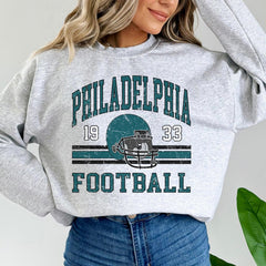 Philadelphia Retro Football Sweatshirt, Philadelphia Football Crewneck, Philadelphia Football Men's Gift, Philadelphia Vintage Sweater