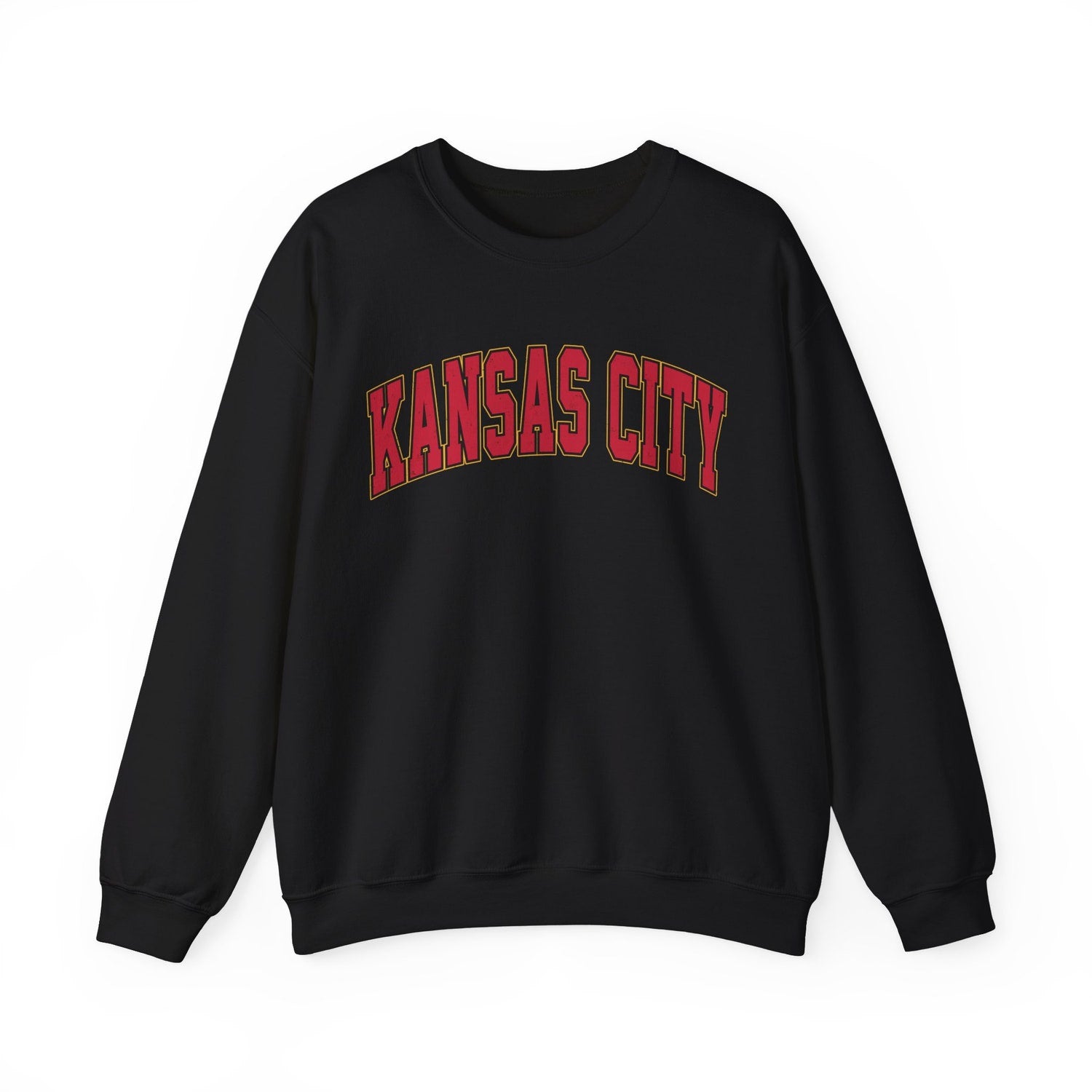 Women's Kansas City Football Crewneck, Kansas City Retro Football Sweatshirt, Kansas City Football Clothing, Kansas City Football Sweater