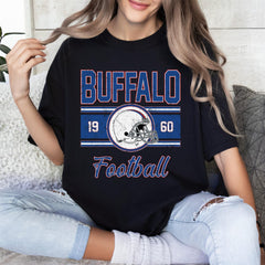 Buffalo Football Women's Gift, Buffalo Football Retro T-Shirt For Him, Buffalo Football Tee For Women, Buffalo Football Vintage Men's Shirt