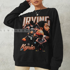 Kyrie Irving Shirt Basketball Player Playoffs Tshirt Classic 90s Graphic Tee Unisex Sweatshirt Hoodie Slam Dunk Vintage Bootleg Gift NZ187