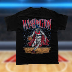 Washington Basketball, Wizards Basketball, Graphic Tees, Skeleton Shirt, Merch Tee, Gift Shirt, Bootleg Shirt, Vintage Shirt, NBA