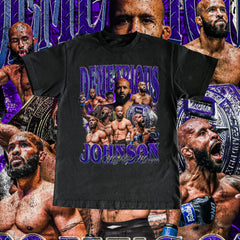 Demetrious Johnson High Quality T Shirt UFC Fan Mighty Mouse Custom Vintage Design