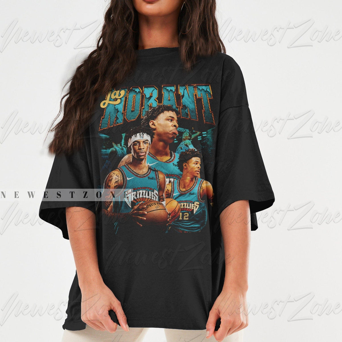 Ja Morant T-shirt Basketball Player MVP Slam Dunk Merchandise Bootleg Vintage Classic Retro Graphic tee Unisex Sweatshirt Hoodie Gift NZ138