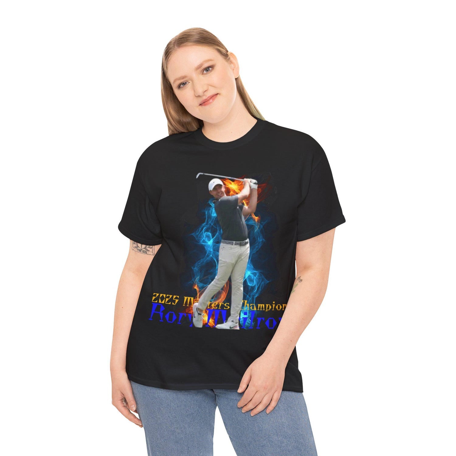 Rory Mcilroy 2025 Golf Masters Champion T Shirt Patriotic