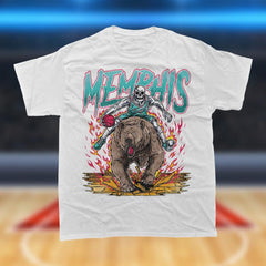 Memphis Basketball, Grizzlies, Graphic Tees, Skeleton Shirt, Merch Tee, Gift Shirt, Bootleg Shirt, Vintage Shirt, NBA