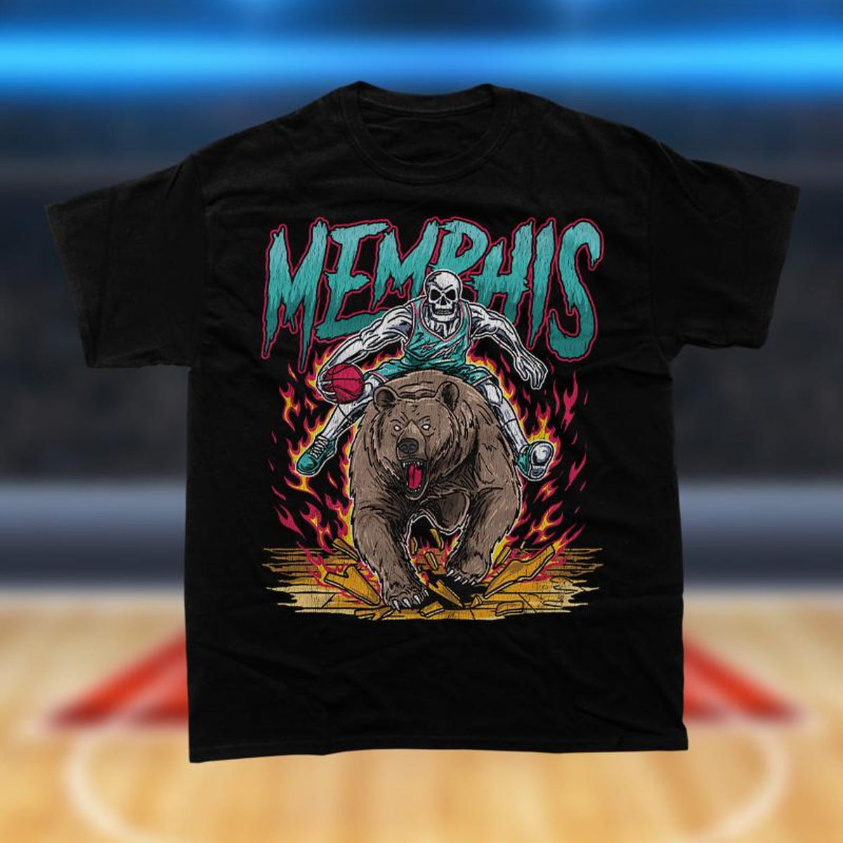 Memphis Basketball, Grizzlies, Graphic Tees, Skeleton Shirt, Merch Tee, Gift Shirt, Bootleg Shirt, Vintage Shirt, NBA