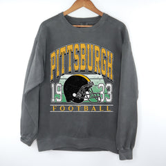 Pittsburgh Vintage Gift For Him, Pittsburgh Football Sweatshirt For Her, Retro Pittsburgh Football Crewneck, Pittsburgh Football Sweater