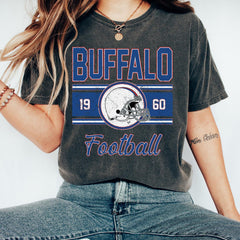 Buffalo Football Women's Gift, Buffalo Football Retro T-Shirt For Him, Buffalo Football Tee For Women, Buffalo Football Vintage Men's Shirt