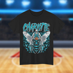 Charlotte Basketball, Hornets, Graphic Tees, Skeleton Shirt, Merch Tee, Gift Shirt, Bootleg Shirt, Vintage Shirt, NBA Shirt