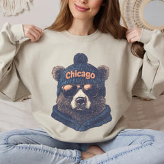 Vintage Chicago Football Sweatshirt, Trendy Fan Gifts, Game Day Apparel, Team Crewneck, Chicago Bears Fan Gear