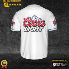 Coors Light Beer Logos Baseball Jersey Shirt Beer Lovers Coors Light Gift - Best Seller Shirts Design In Usa - Shirt King