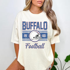 Buffalo Football Women's Gift, Buffalo Football Retro T-Shirt For Him, Buffalo Football Tee For Women, Buffalo Football Vintage Men's Shirt