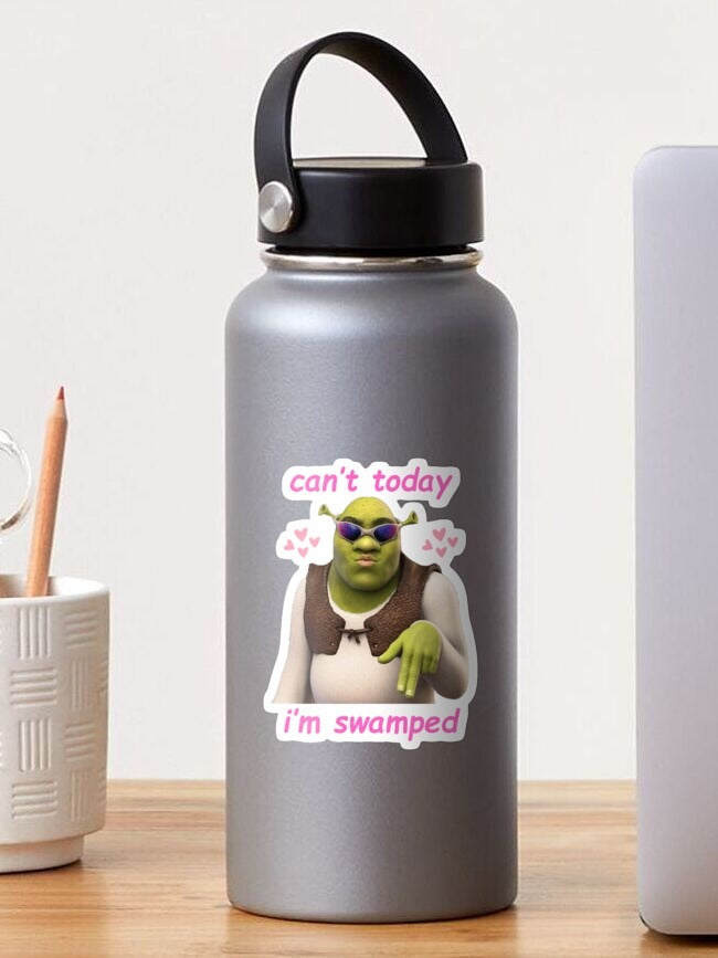 can't today, i'm swamped Sticker