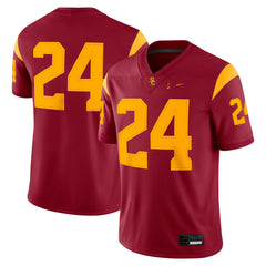 USC Trojans #24 Cardinal Football Jersey NCAA College Game Day 2025