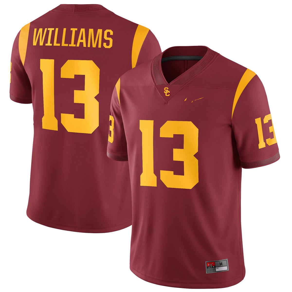 USC Trojans Caleb Williams #13 Cardinal NCAA Replica Game Jersey