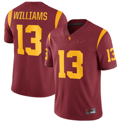 USC Trojans Caleb Williams #13 Cardinal NCAA Replica Game Jersey