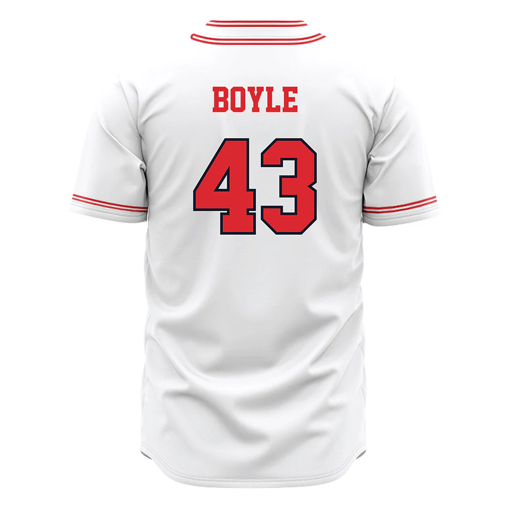 Teepact Jed Boyle 43 St. Johns NCAA Baseball Jersey