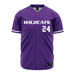 Teepact Seth Dardar 24 Kansas State NCAA Baseball Jersey