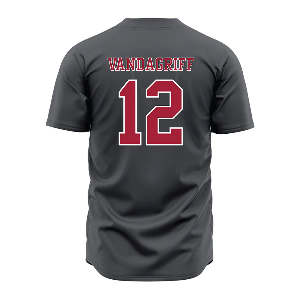 Teepact Audrey Vandagriff 12 Alabama NCAA Baseball Jersey