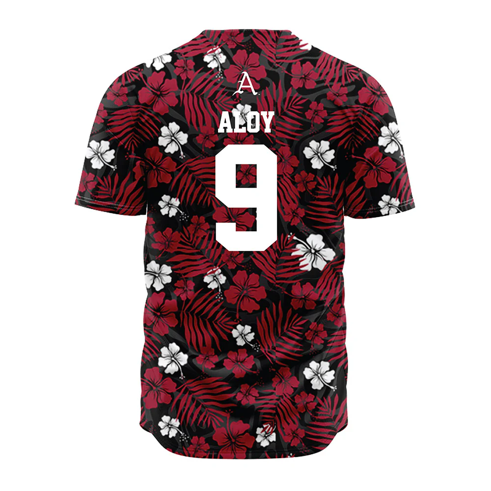 Teepact Wehiwa Aloy 9 Arkansas NCAA Baseball Jersey